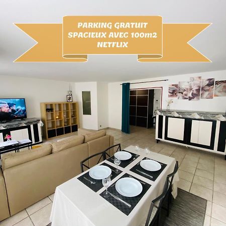 Parking & 100M2 En Plein Centre Ville Reims Exterior foto