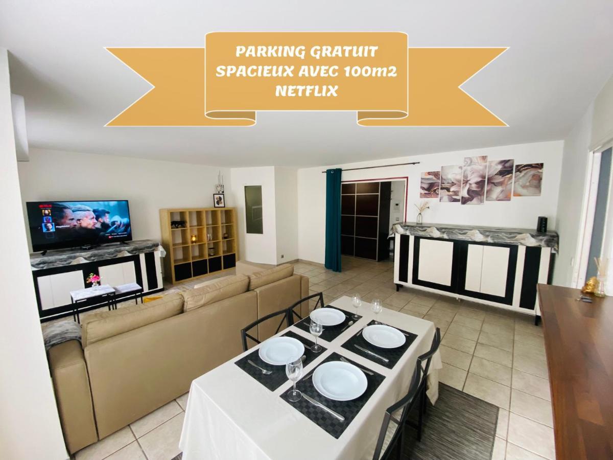 Parking & 100M2 En Plein Centre Ville Reims Exterior foto